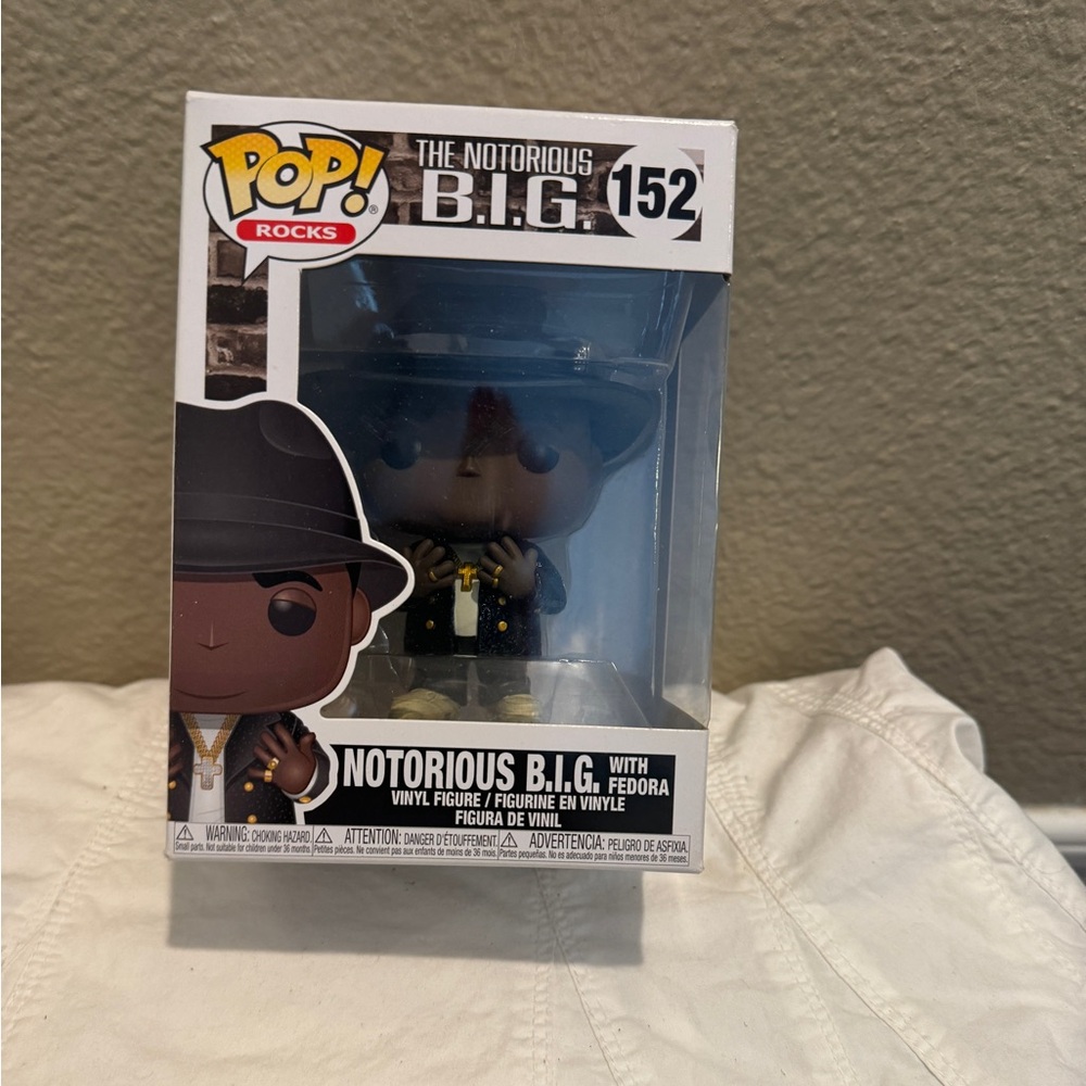 Funko Pop! Vinyl Rocks Figure #152 Notorious B.I.G. with Fedora